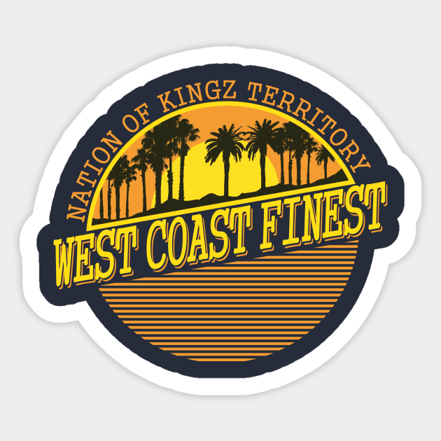 west coast T-shirt Vibe! Sticker by thishits